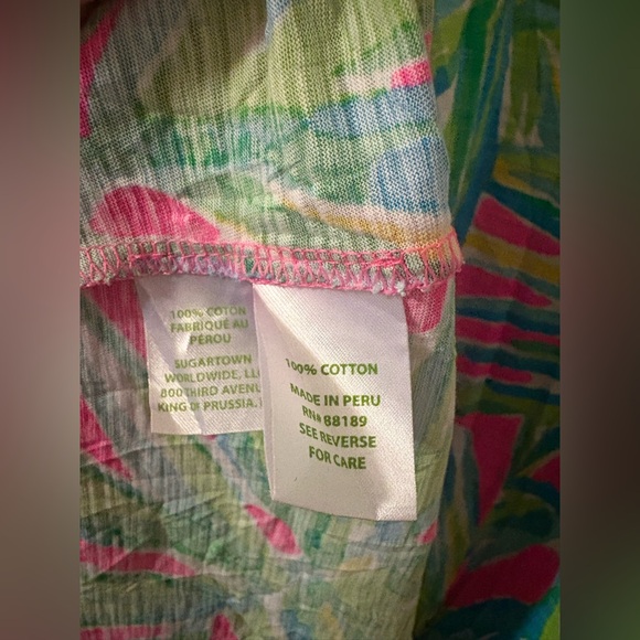lilly pulitzer jessica short sleeve dress L - Picture 8 of 10